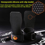 Silicone Non-Slip Gym Palm Protector Lifting Strap for Deadlifts Rowing Pull-Up Various Cowhide Leather PVC Various Combinations