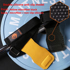Silicone Non-Slip Gym Palm Protector Lifting Strap for Deadlifts Rowing Pull-Up Various Cowhide Leather PVC Various Combinations